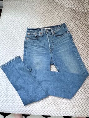 Levi's Medium Blue Straight-Leg Women's Jeans